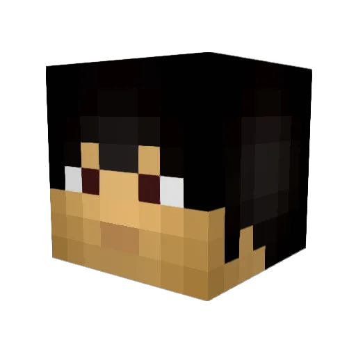 MTheGamingBeast Minecraft avatar head, 3D render