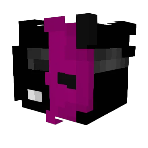 MThich Minecraft avatar head, 3D render
