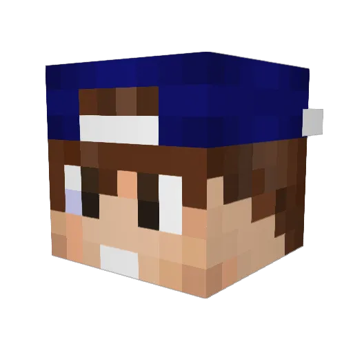 MThil24 Minecraft avatar head, 3D render