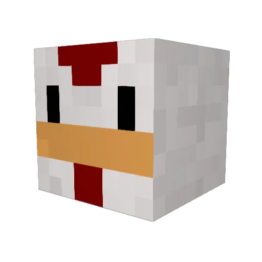 MTplays_ Minecraft avatar head, 3D render