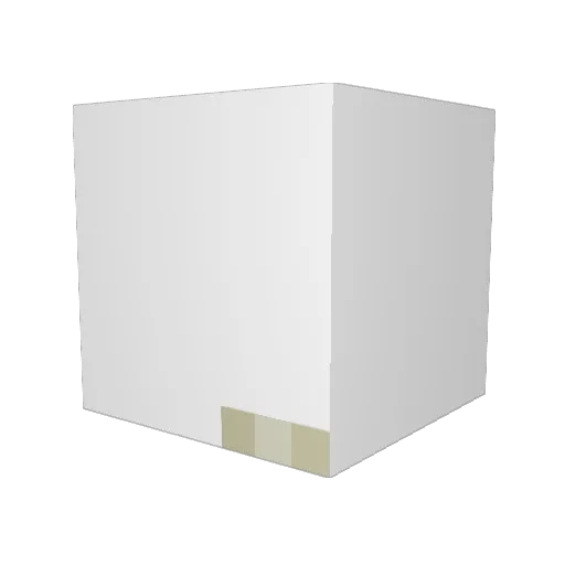MTractor Minecraft avatar head, 3D render
