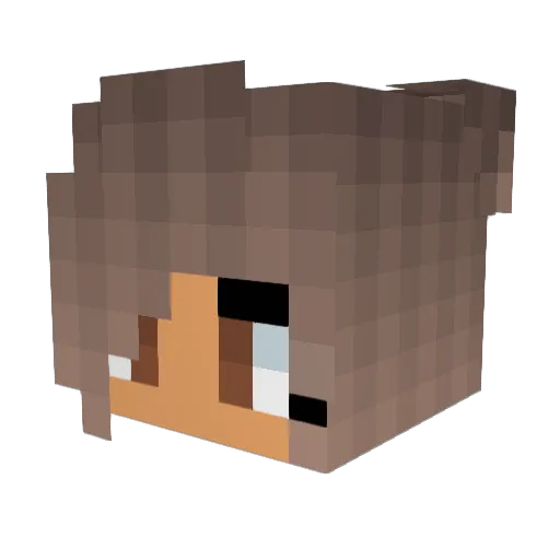 MTsacko Minecraft avatar head, 3D render