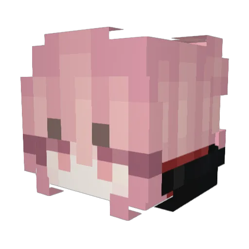 MUFFIN4535 Minecraft avatar head, 3D render
