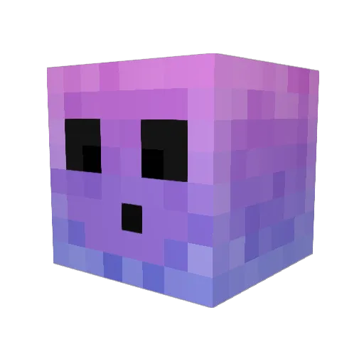 MUFFTHEDOG Minecraft avatar head, 3D render