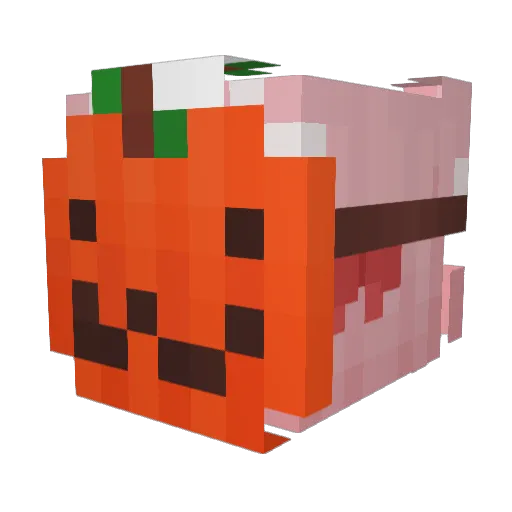 MUGENWITCHER Minecraft avatar head, 3D render
