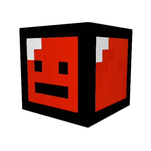 MULLO137 Minecraft avatar head, 3D render