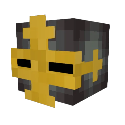 MUNUMUM Minecraft avatar head, 3D render