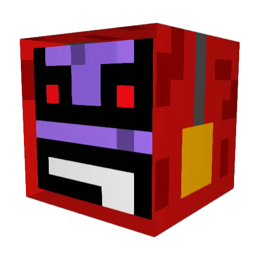 MURILLEX123 Minecraft avatar head, 3D render