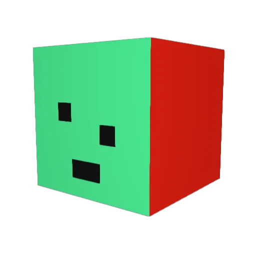 MURO9102 Minecraft avatar head, 3D render