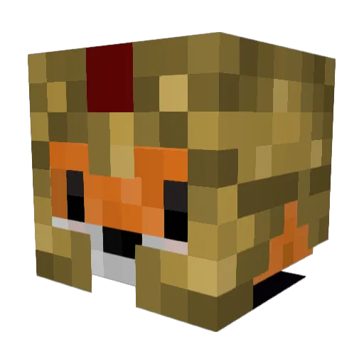 MURPHLING Minecraft avatar head, 3D render