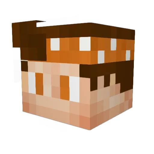 MUTTERVONGEYMEN Minecraft avatar head, 3D render