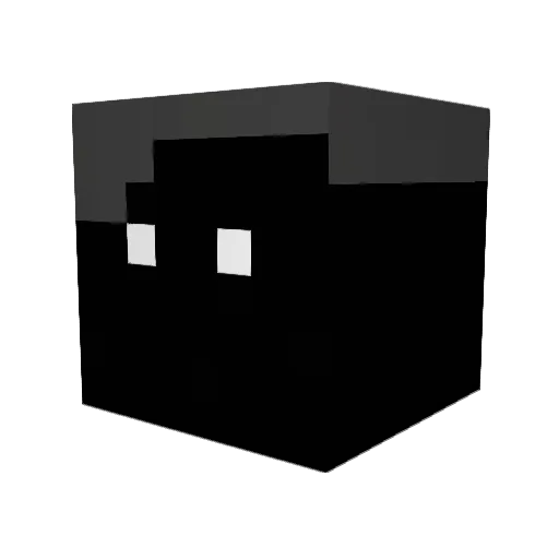 MUUNMIN Minecraft avatar head, 3D render