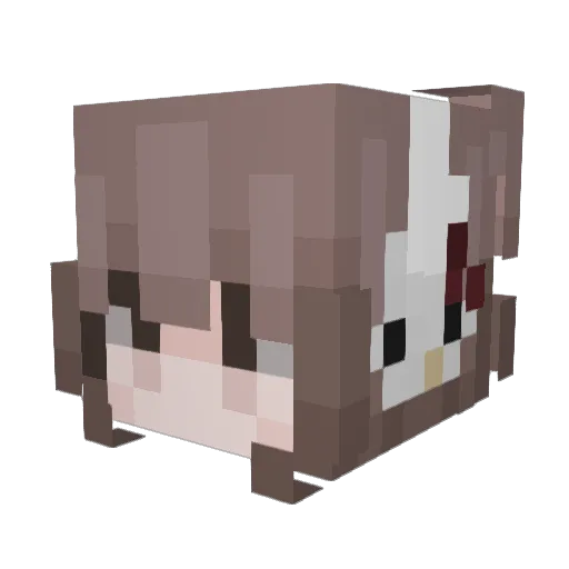 MUYIG Minecraft avatar head, 3D render