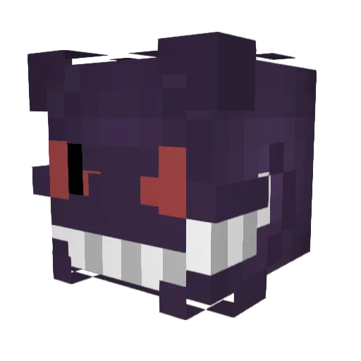 MV32 Minecraft avatar head, 3D render