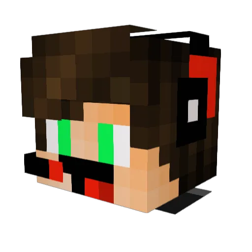 MVG_VN Minecraft avatar head, 3D render