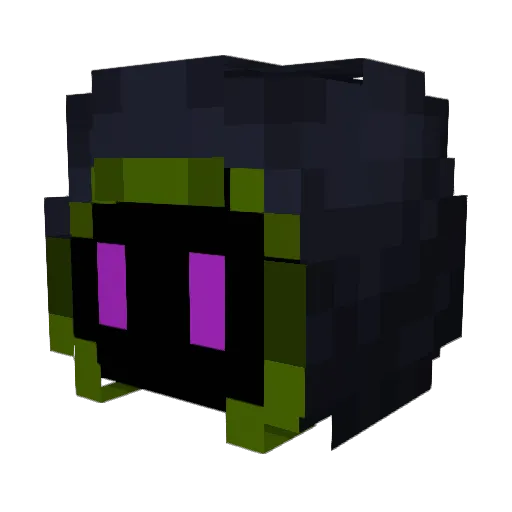 MVMM_mvp Minecraft avatar head, 3D render