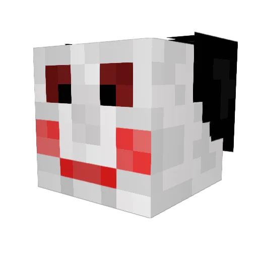 MVMNT Minecraft avatar head, 3D render