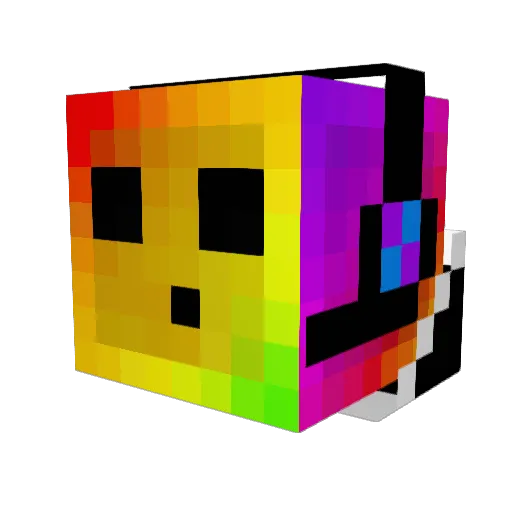 MVM_05 Minecraft avatar head, 3D render