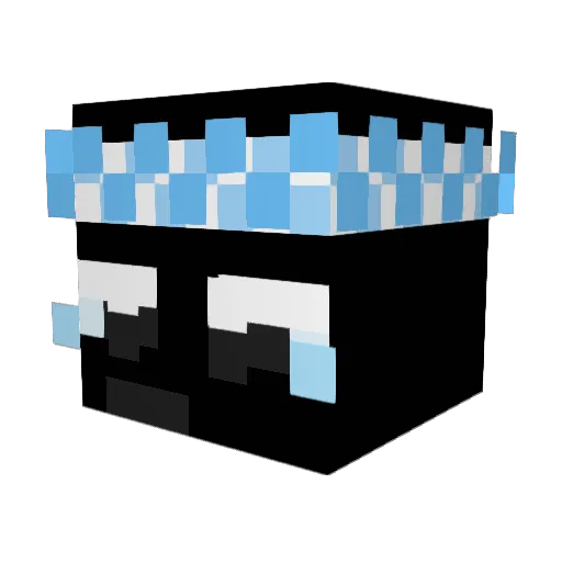 MVP_freddie Minecraft avatar head, 3D render