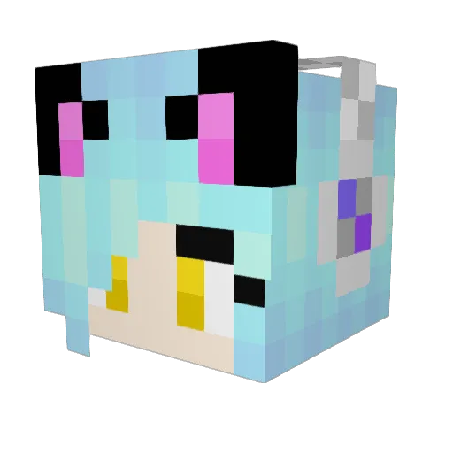 MVRKWARE_8459569 Minecraft avatar head, 3D render