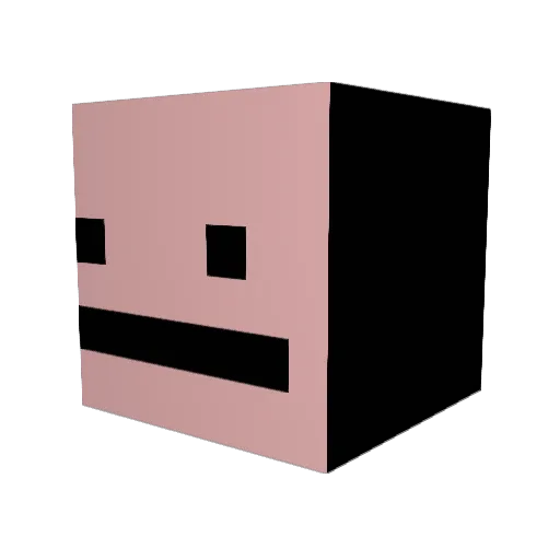 MVRPEPE Minecraft avatar head, 3D render