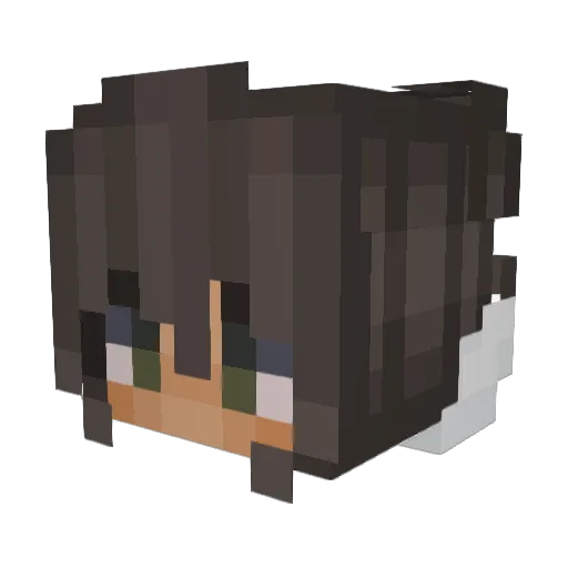MW101 Minecraft avatar head, 3D render