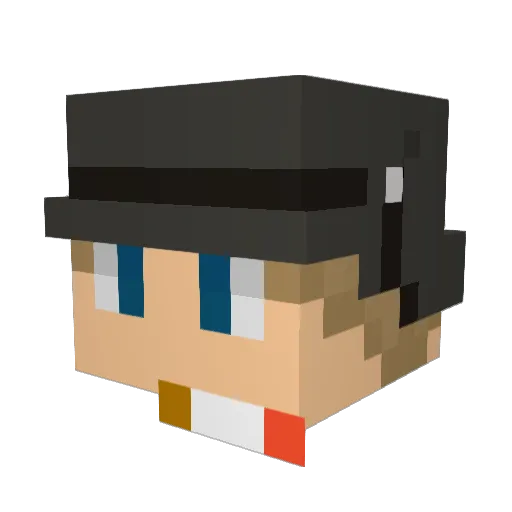MW321123 Minecraft avatar head, 3D render