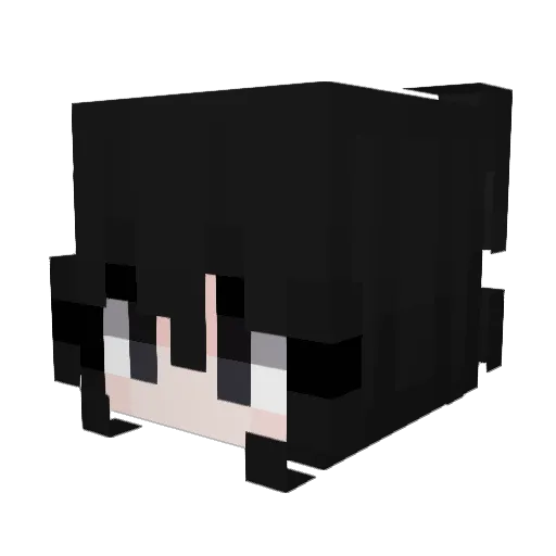 MWH Minecraft avatar head, 3D render