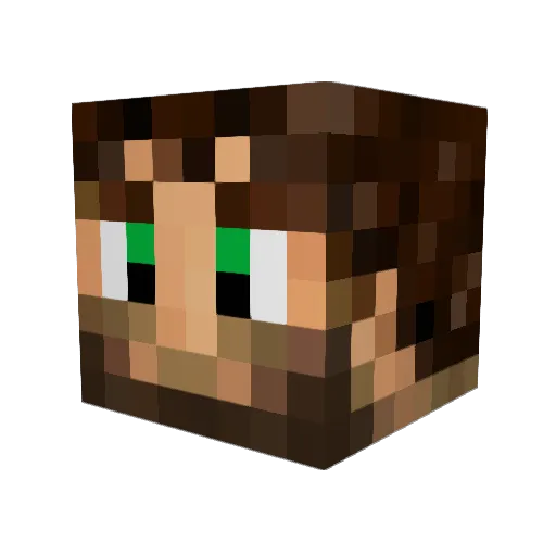 MXFuthark Minecraft avatar head, 3D render
