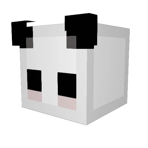 MXRGR Minecraft avatar head, 3D render