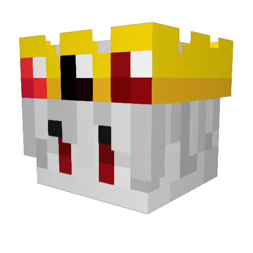 MX_MNDZ Minecraft avatar head, 3D render