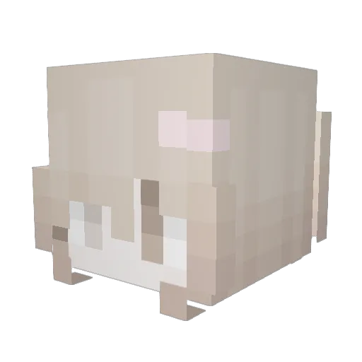 MYDDXY Minecraft avatar head, 3D render