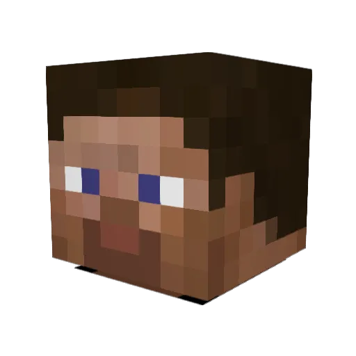 MYDINGALING Minecraft avatar head, 3D render