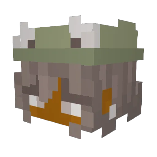 MYNAMEISSOUP Minecraft avatar head, 3D render