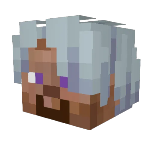 MYREILLE876225 Minecraft avatar head, 3D render