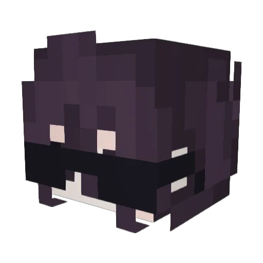 MYSTERIO_1 Minecraft avatar head, 3D render