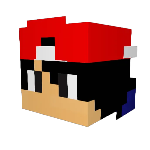 MYSTERYGUYGAMER Minecraft avatar head, 3D render