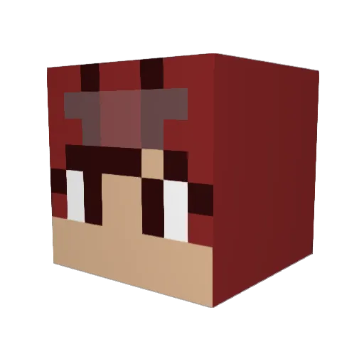 MYSTIC3426 Minecraft avatar head, 3D render