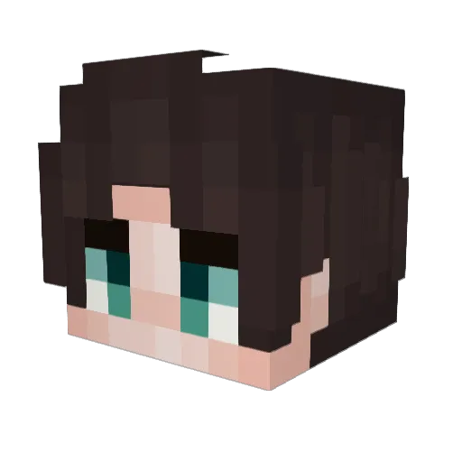 MYSTICESCO Minecraft avatar head, 3D render
