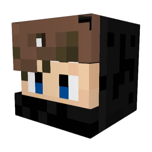 MZ10sa Minecraft avatar head, 3D render