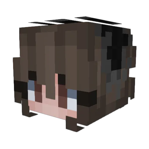 MZKittyHyde Minecraft avatar head, 3D render