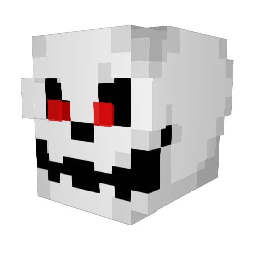 MZNROBERT Minecraft avatar head, 3D render