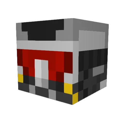 MZRA_ Minecraft avatar head, 3D render