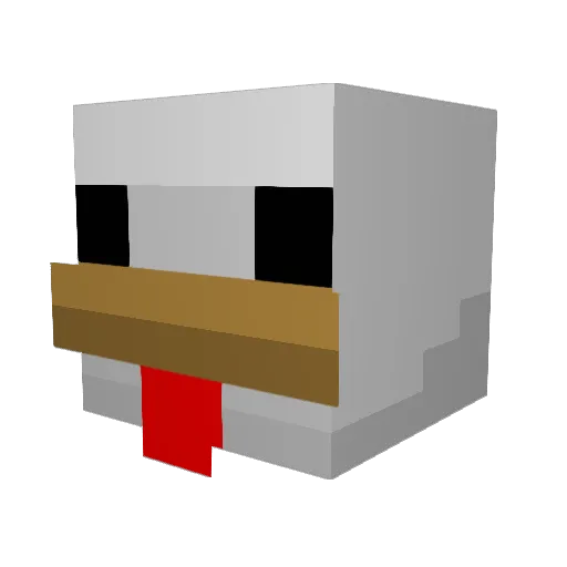 MZoghi Minecraft avatar head, 3D render