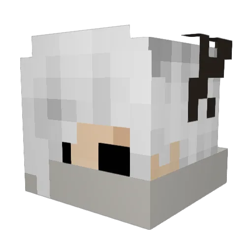 M_A_T_T_H_I Minecraft avatar head, 3D render