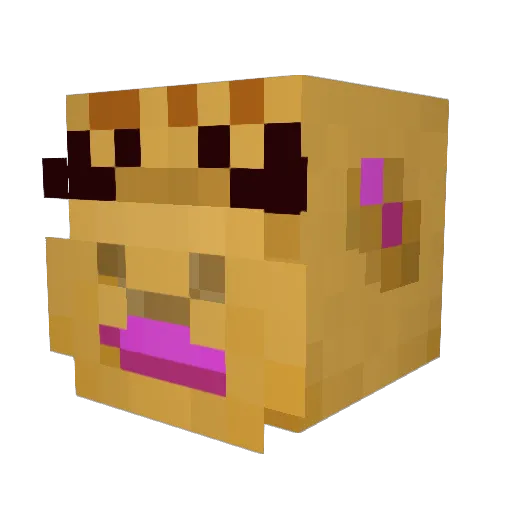 M_A_Y_0 Minecraft avatar head, 3D render