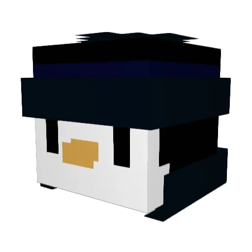 M_Ann Minecraft avatar head, 3D render