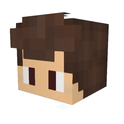 M_Bill Minecraft avatar head, 3D render