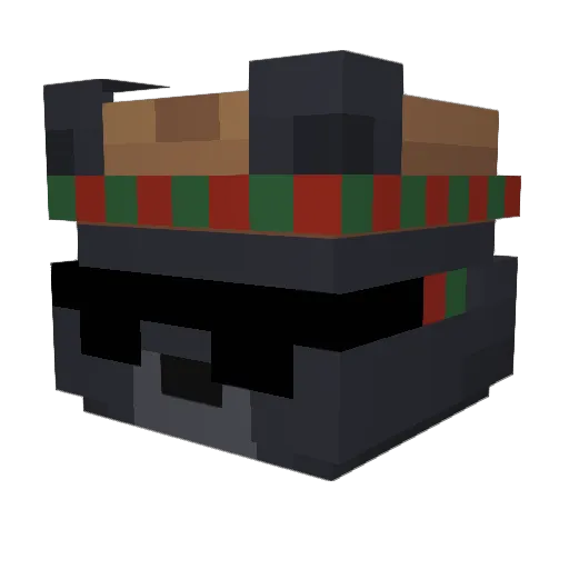 M_Bong Minecraft avatar head, 3D render