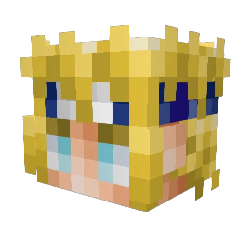 M_CookieNinja Minecraft avatar head, 3D render